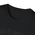 Cat With Slogan T-Shirt