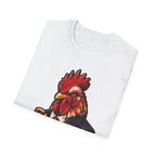 Bad To The Beak Funny Rooster T-Shirt | Cigar Smoking Chicken Graphic Tee for Chicken Owners | PetPulse