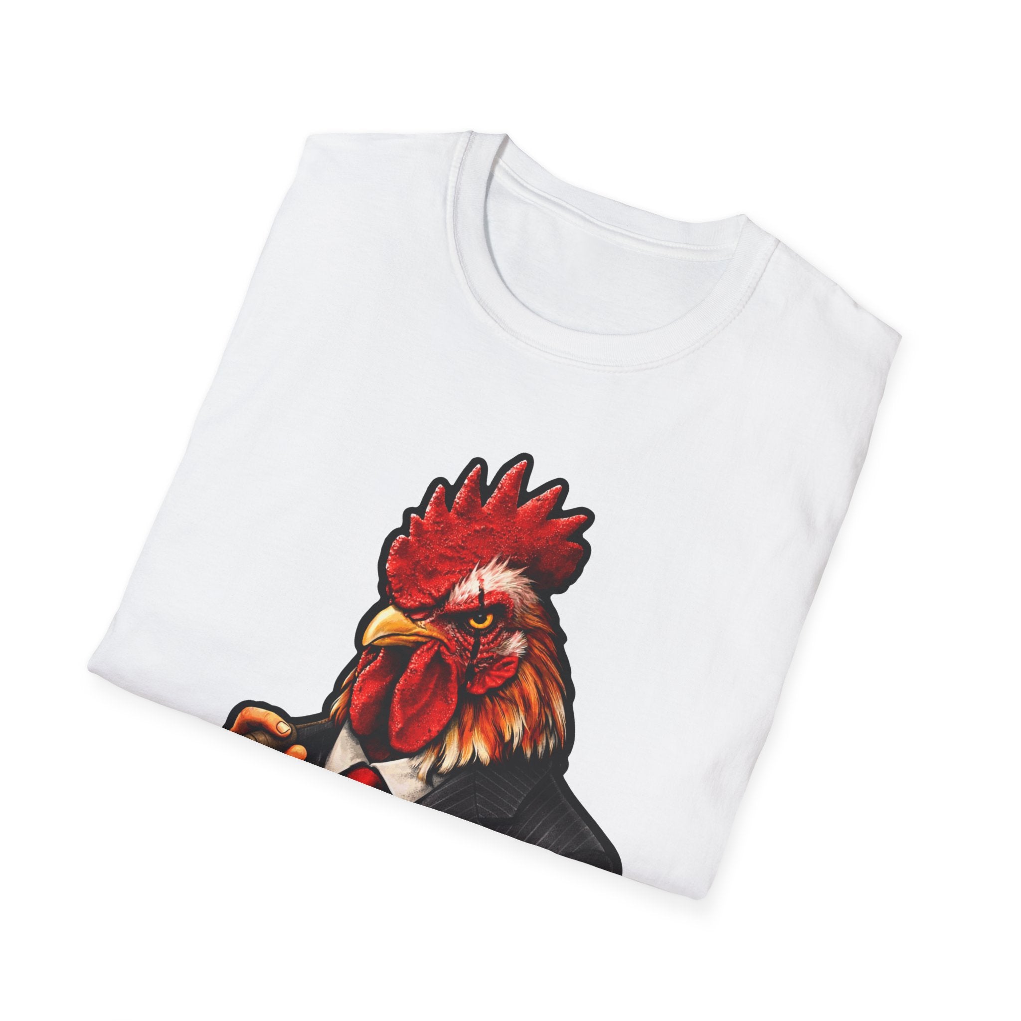 Bad To The Beak Funny Rooster T-Shirt | Cigar Smoking Chicken Graphic Tee for Chicken Owners | PetPulse