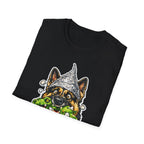 The Squeaker Was Inside Funny Conspiracy German Shepherd T-Shirt | Pet-Spiracy Theorist Collection by PetPulse