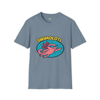 Swimolotl Athletic Axolotl Swimming T-Shirt - Funny Animal Pun Pool Swimmer Water Sports Fitness Tee