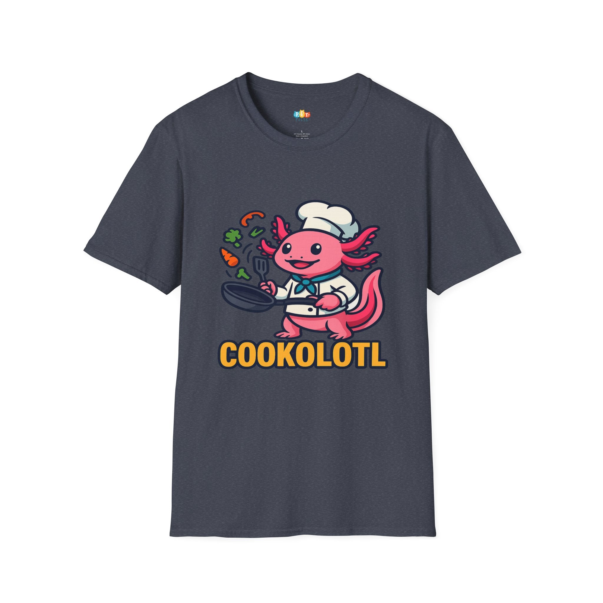 Cookolotl Chef Axolotl T-Shirt - Funny Cooking Gift Kitchen Chef Culinary Cook Food Lover Tee
