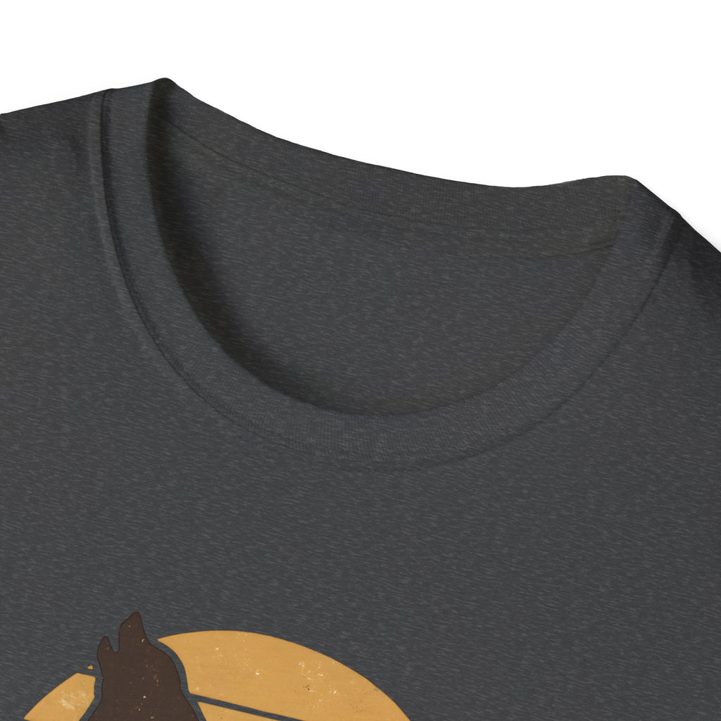 Wolf Silhouette at Sunset T-Shirt