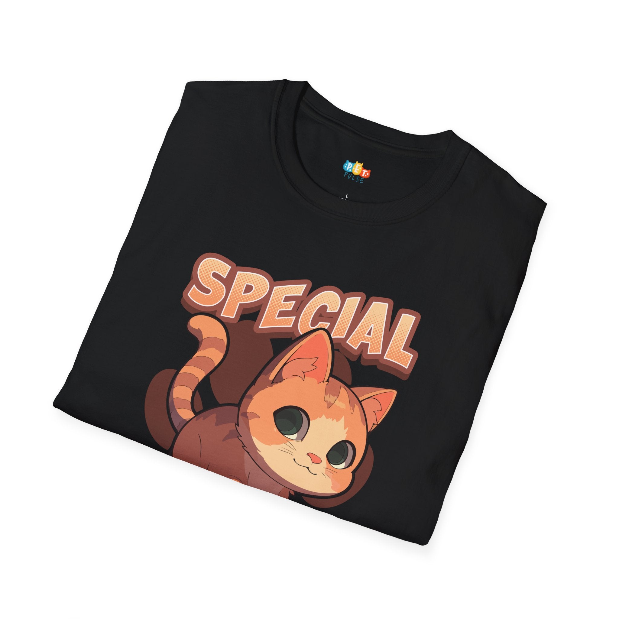 Special Needs Cat T-Shirt - Wheelchair Kitten Mobility Hero Special Needs Pet Awareness Graphic Tee