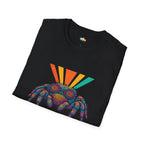 I've Got My Eyes On You Jumping Spider T-Shirt - Funny Psychedelic Arachnid Pet Owner Gift Tee