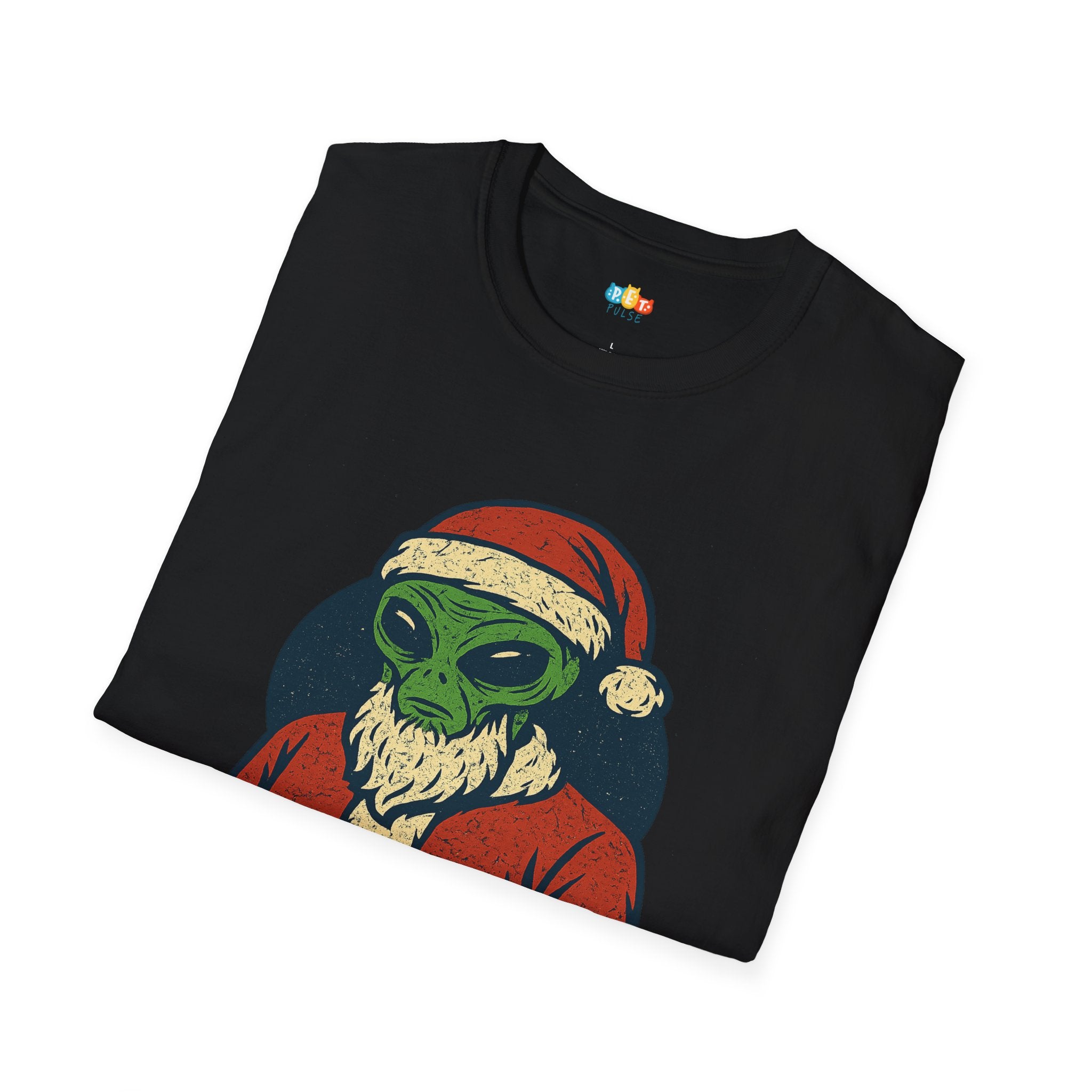 We've Come To Abduct The Naughty Alien Santa Christmas T-Shirt - Funny UFO Holiday Naughty List Space Tee
