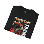Turkey Trot Training Partner Faster Than The Rest T-Shirt - Funny Dog Thanksgiving Running Pet Owner Holiday Graphic Tee