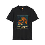 Street Snacks Only Christmas T-Shirt - Funny Feral Cat Gingerbread Cookie Hunter Urban Holiday Xmas Tee