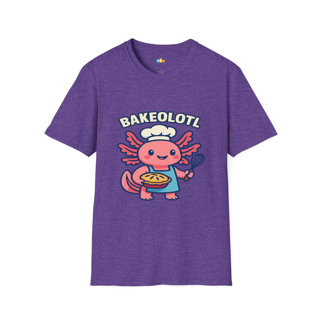 Bakeolotl Baking Axolotl T-Shirt - Funny Baker Chef Pie Whisk Kitchen Cooking Pastry Baker Tee