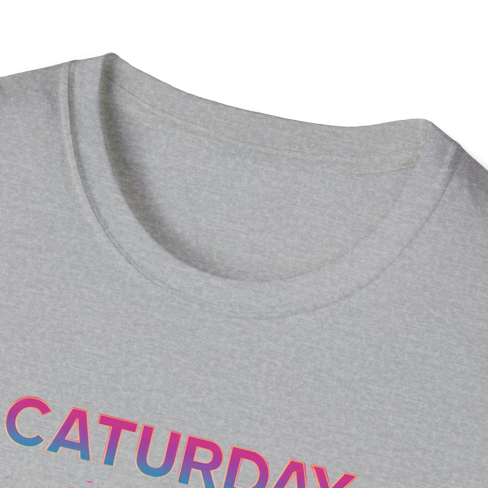 Neon cat boombox vibes T-Shirt