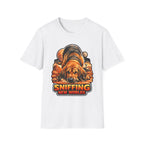 Sniffing New Worlds Funny Bloodhound Mars T-Shirt | Cosmic Encounters Collection by PetPulse