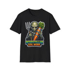 Interstellar Soil Work Funny Alien Farmer T-Shirt | Cosmic Encounters Collection by PetPulse