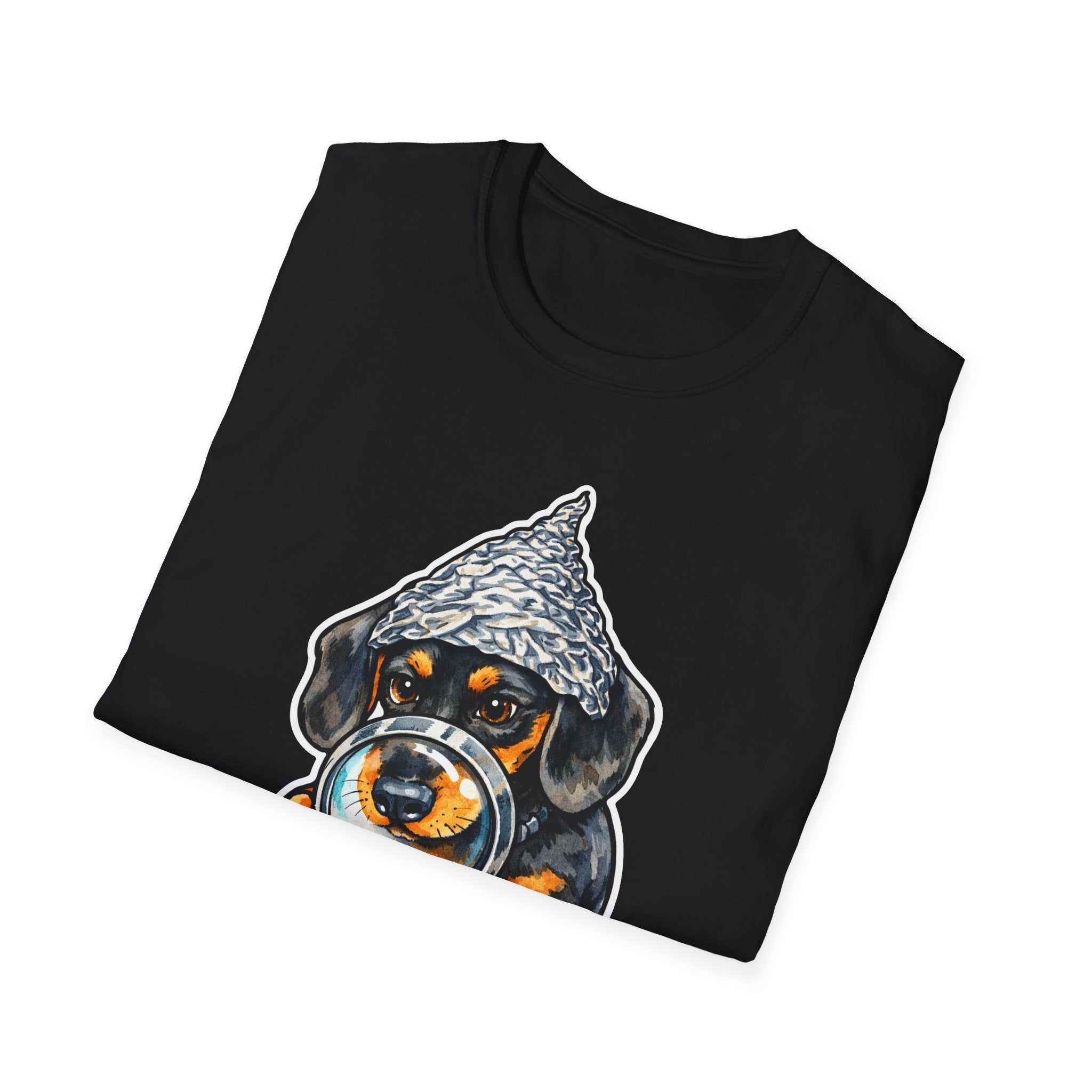 Follow the Paw Prints Funny Conspiracy Dachshund T-Shirt | Pet-Spiracy Theorist Collection by PetPulse