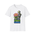 Earth Is a Garden Funny Alien Gardener T-Shirt | Cosmic Encounters Collection by PetPulse