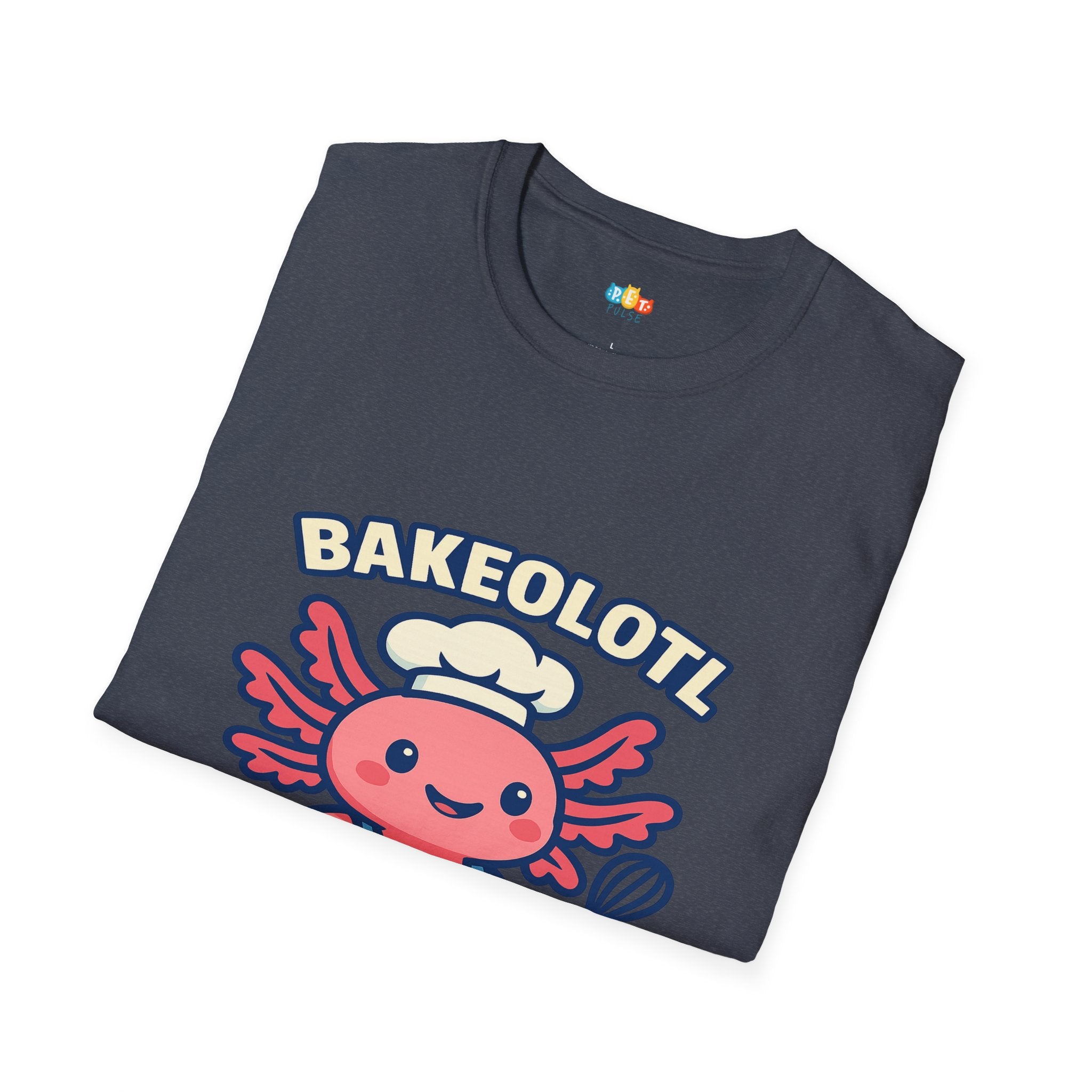 Bakeolotl Baking Axolotl T-Shirt - Funny Baker Chef Pie Whisk Kitchen Cooking Pastry Baker Tee