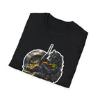 Operation Carrot Heist Action Hero Horse T-Shirt | Special Ops Tactical Black Horse Graphic Tee | Mane Event Collection by PetPulse