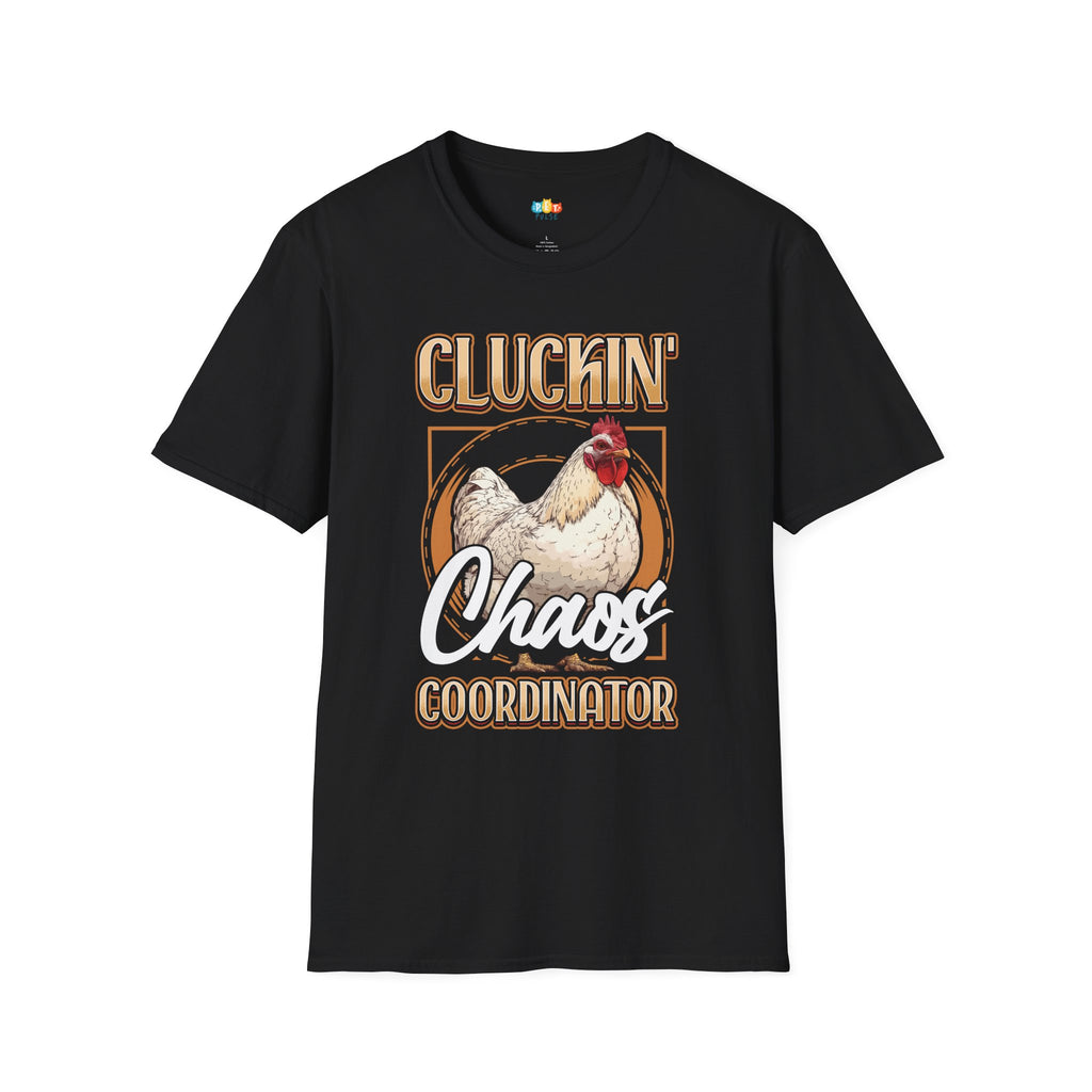 Cluckin' Coordinator Chicken Manager T-Shirt - Funny Farm Life Boss Hen House Leadership Poultry Graphic Tee
