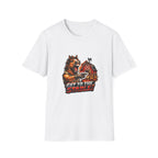 Get to the Stable! Action Hero Horse T-Shirt | Predator Arnold Parody Horse Graphic Tee | Mane Event Collection by PetPulse