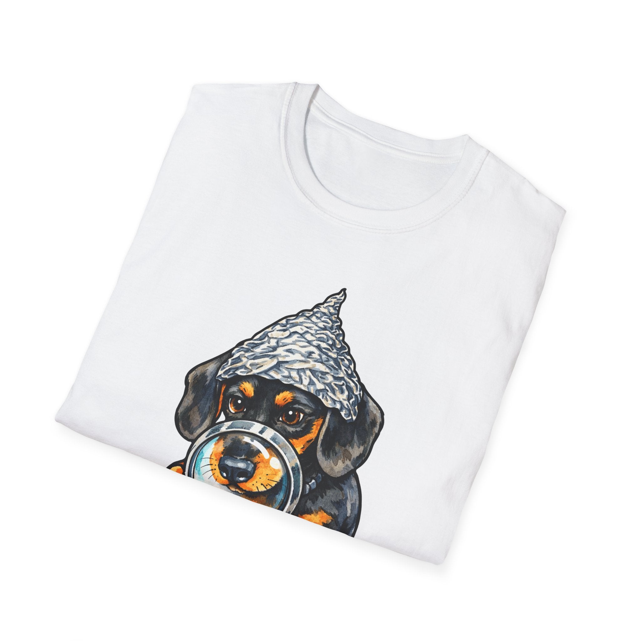 Follow the Paw Prints Funny Conspiracy Dachshund T-Shirt | Pet-Spiracy Theorist Collection by PetPulse