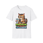 Doomscrolling Is A Cat-astrophe Funny Cat Pun T-Shirt | Tech Pack Collection by PetPulse