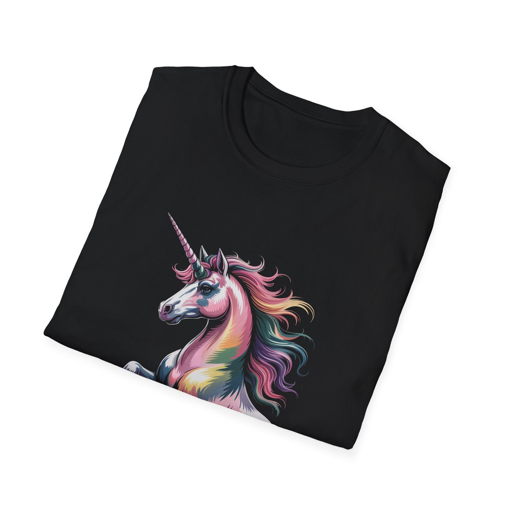 Rainbow Unicorn T-Shirt — Colorful Magical Horse Graphic Tee