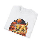 Colonize Play Fetch Funny Labrador Retriever Mars T-Shirt | Cosmic Encounters Collection by PetPulse