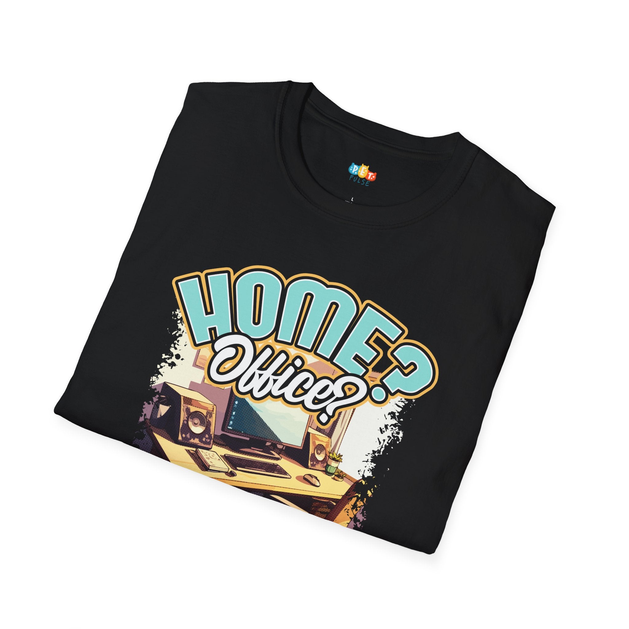 Home Office More Like Fur Distribution Center T-Shirt - Funny Pet Parent Work From Home Gift Humor Tee