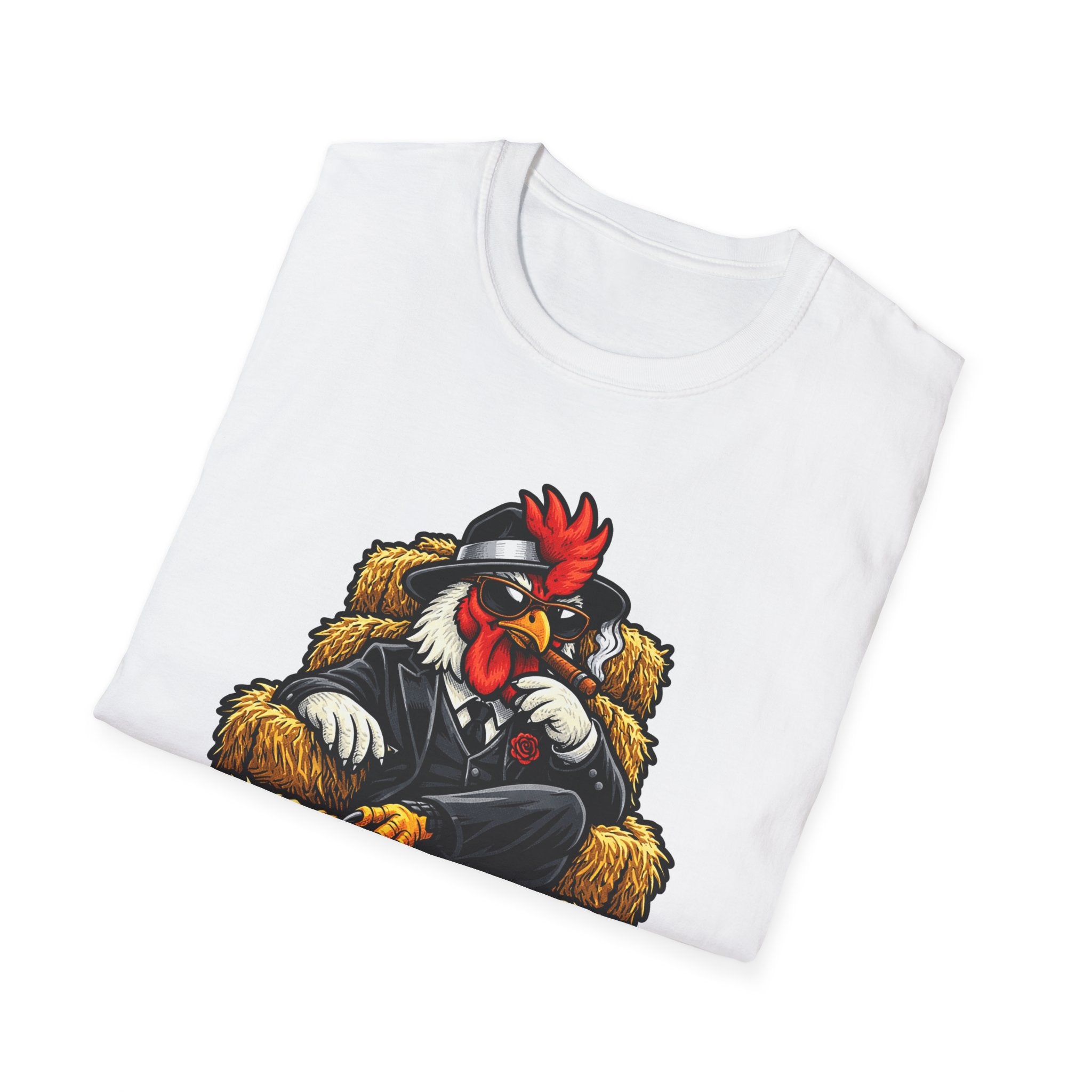 The Pecking Order Funny Boss Rooster T-Shirt | Hay Bale Throne Chicken Graphic Tee for Chicken Owners | PetPulse