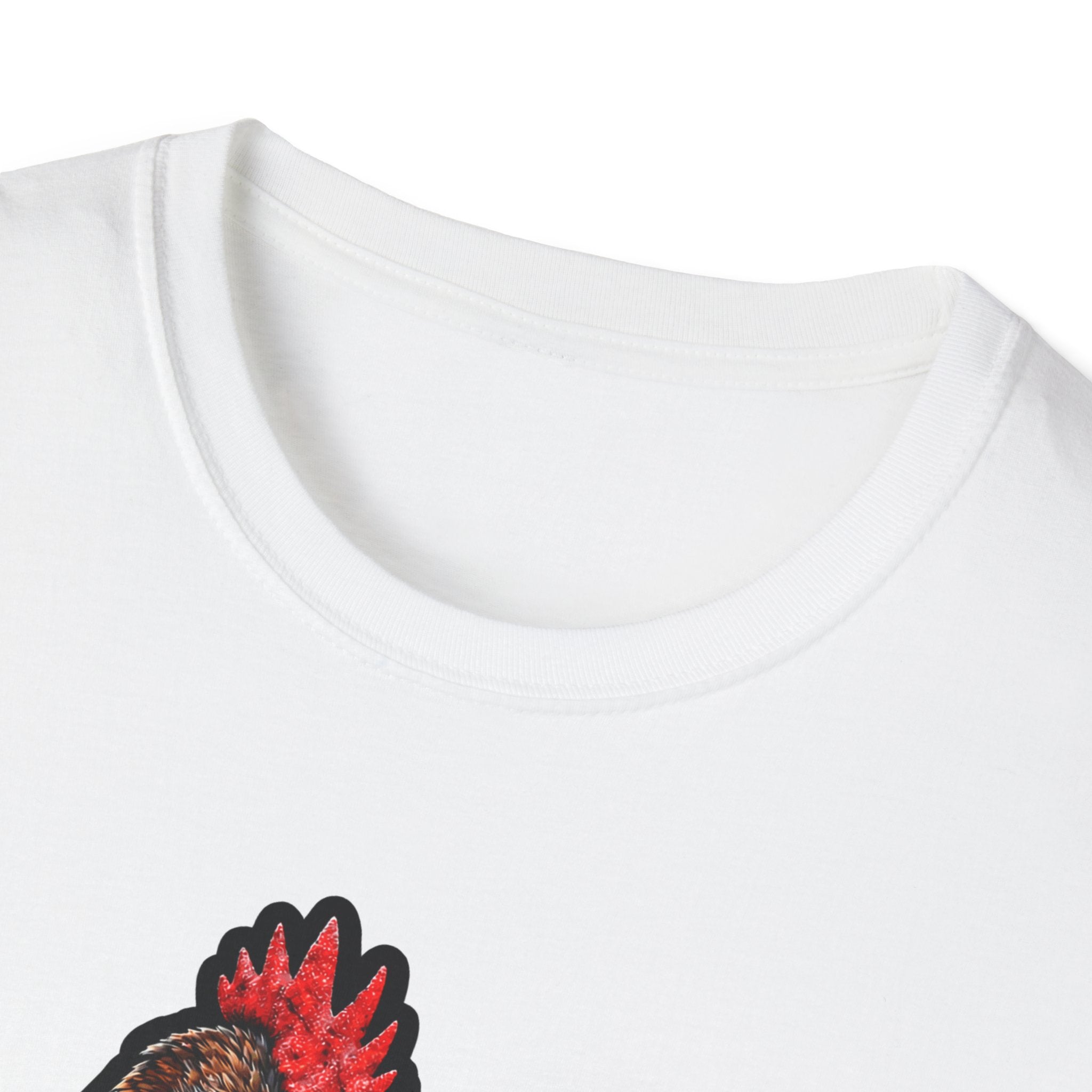 Sleep With The Chickens Funny Dark Humor Chicken T-Shirt | Tuxedo Rooster Waterfront Graphic Tee for Chicken Owners | PetPulse