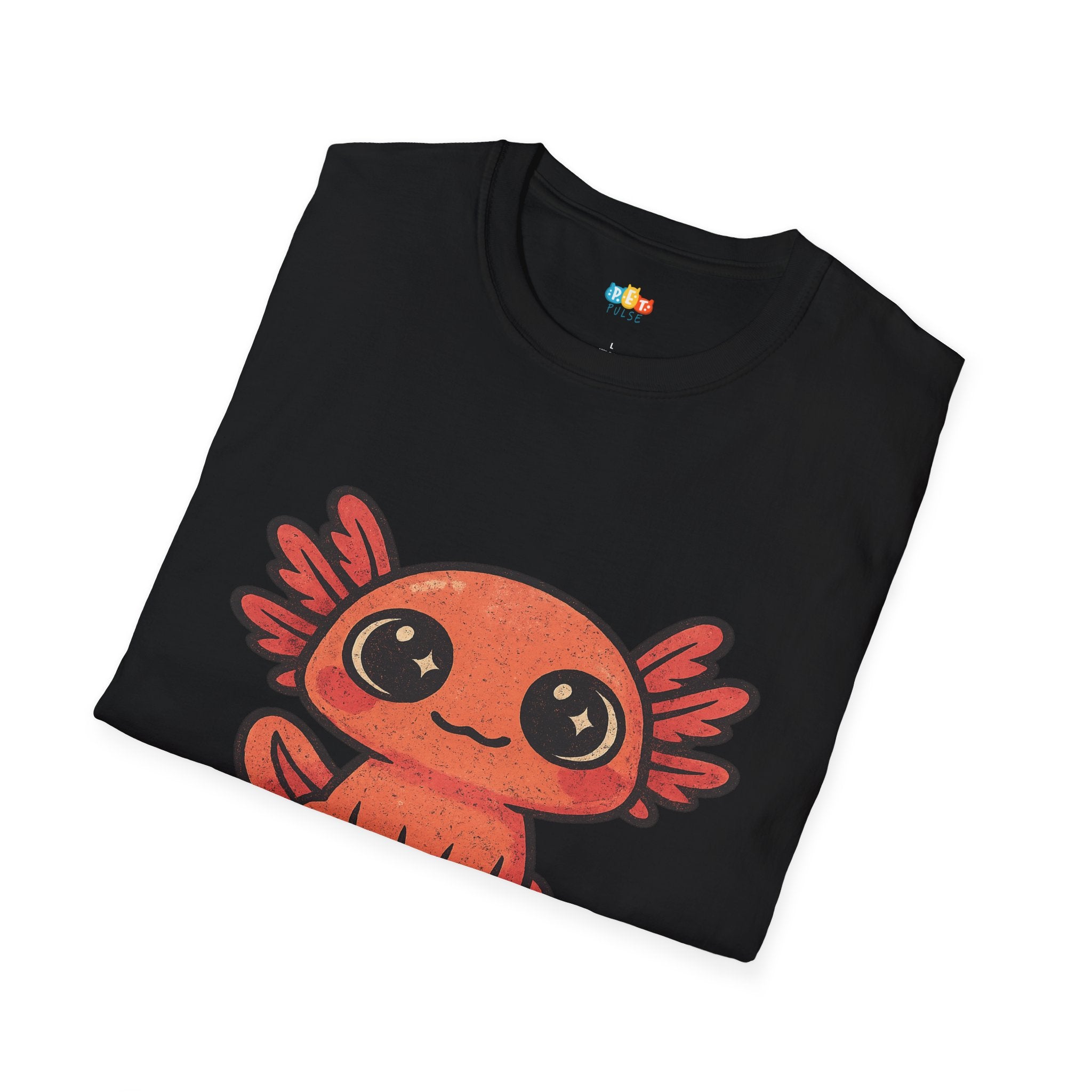 Kawaii Lotl Cute Axolotl Japanese Style T-Shirt - Funny Animal Pun Adorable Amphibian Kawaii Culture Tee