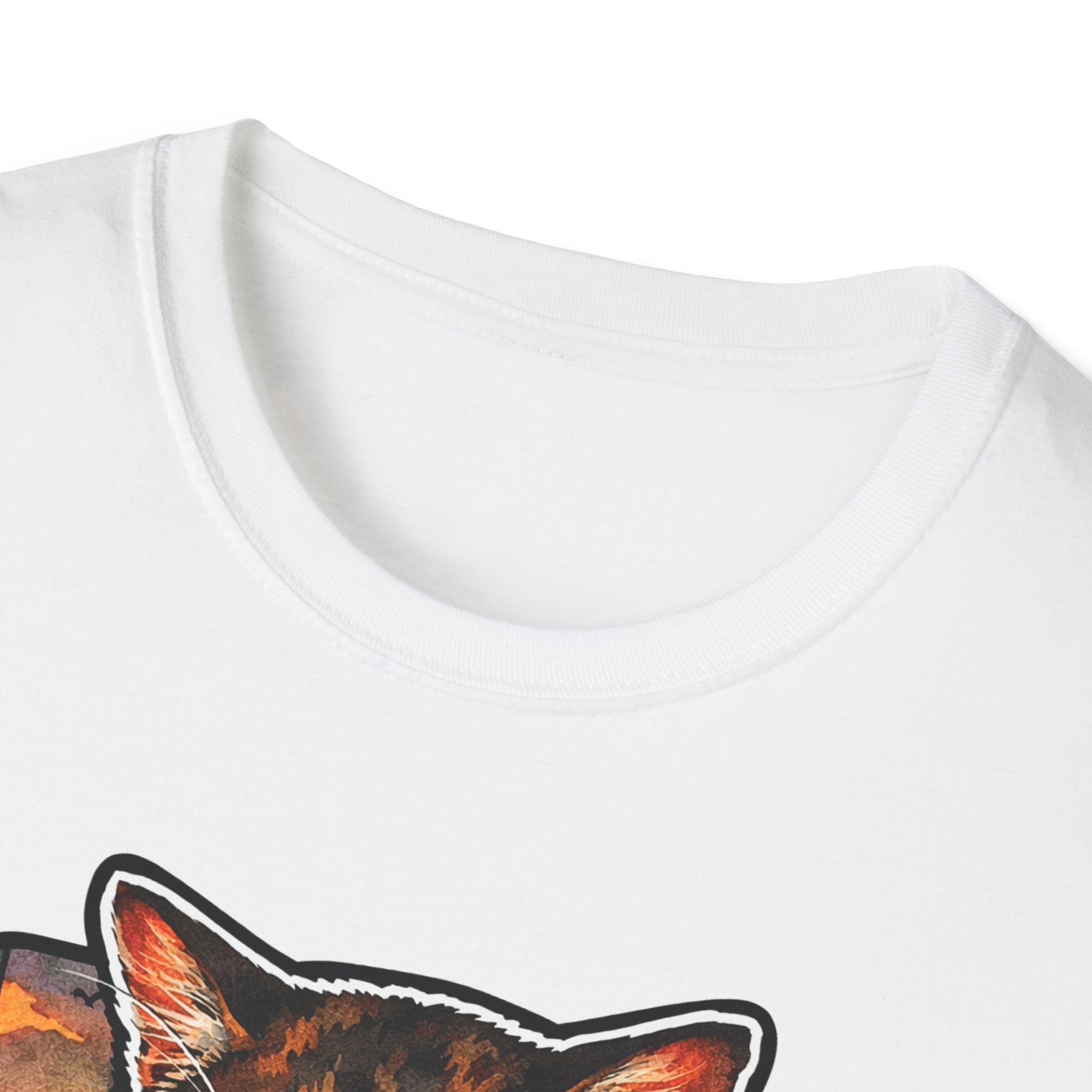 Touch Grass Said No Cat Ever Mid-Spiral Funny Internet Slang Cat T-Shirt | Tech Pack Collection by PetPulse