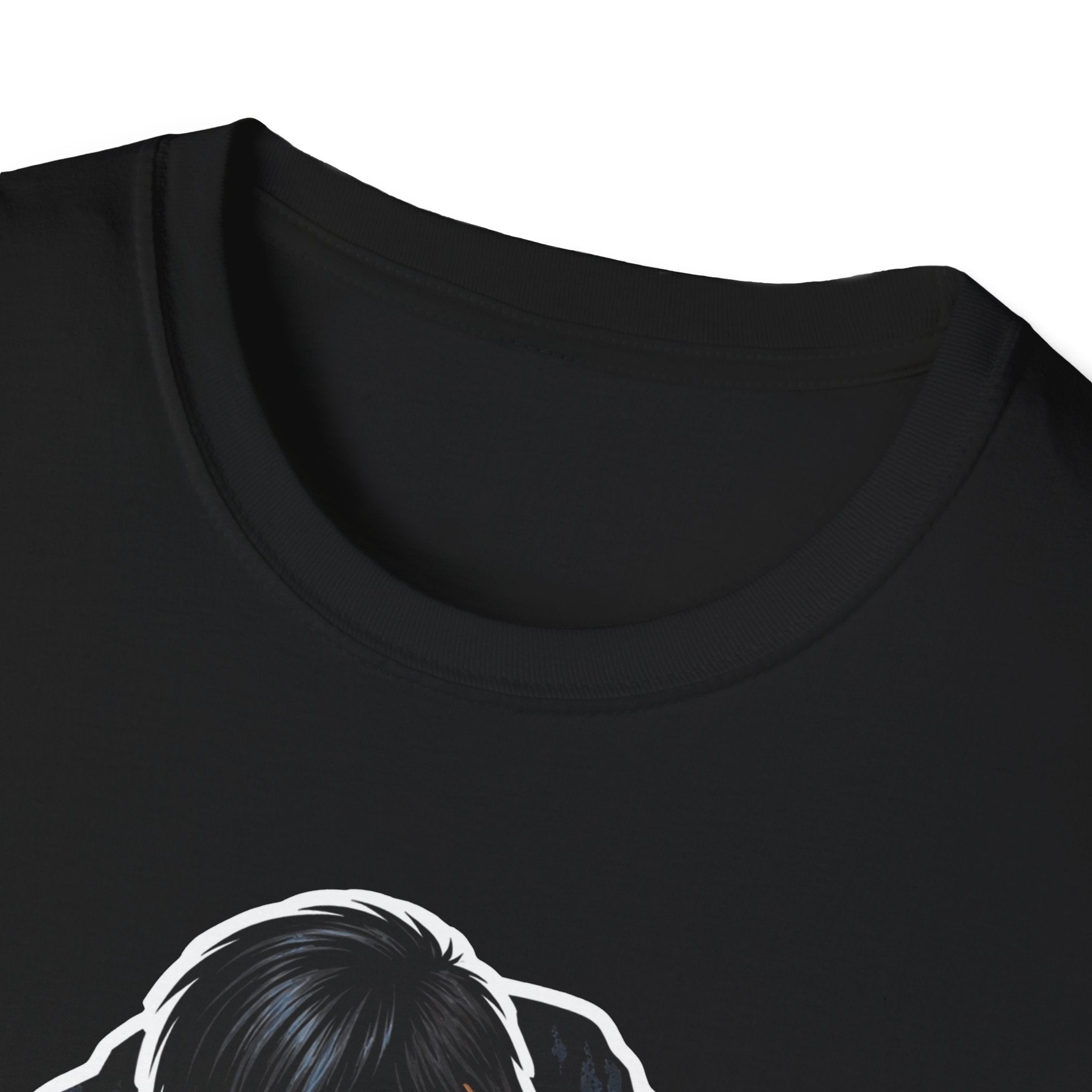 Shadow Squatch Sorrow Emo Bigfoot T-Shirt - Self-Hug Sasquatch Cave Tee for Dark Humor Cryptid Fans