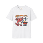Grillolotl BBQ Axolotl T-Shirt - Funny Grilling Chef Gift BBQ Master Barbecue Cooking Dad Tee