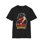 Feathers and Fedoras Funny Dapper Rooster T-Shirt | Cigar Smoking Chicken in Fedora Graphic Tee for Chicken Owners | PetPulse
