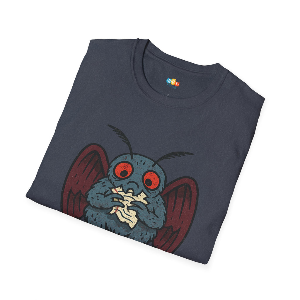 A Cryptid Ate My Homework T-Shirt - Funny Mothman Student School Excuse Legendary Creature Tee