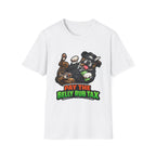 Pay the Belly Rub Tax Funny Mobster Boxer T-Shirt | The Dog Father Collection by PetPulse