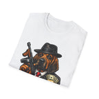 Sniffing Out the Rats Funny Mobster Bloodhound T-Shirt | The Dog Father Collection by PetPulse
