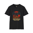 Mothman Fan Club T-Shirt - Funny Cryptid Point Pleasant West Virginia Winged Creature Bridge Monster Tee