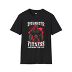 Soulmates Fitness Partners For Life T-Shirt - Funny Dog Gym Workout Valentine's Day Pet Owner Graphic Tee