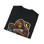 Tossing And Turning Funny Bigfoot Insomnia T-Shirt | Cryptid Companions Collection by PetPulse