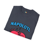Napolotl Sleeping Axolotl T-Shirt - Funny Nap Sleep Tired Lazy Sleepy Rest Relaxation Tee