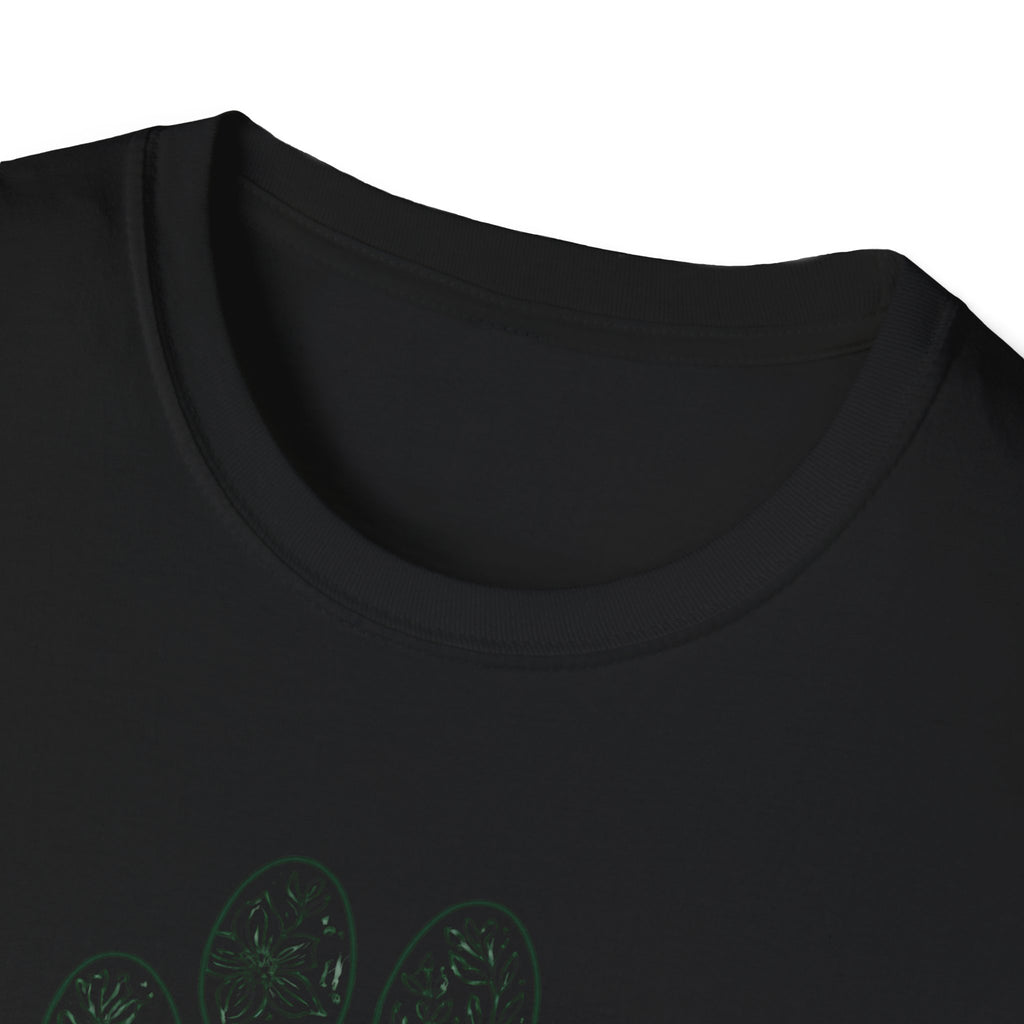 Floral Paw Print T-Shirt