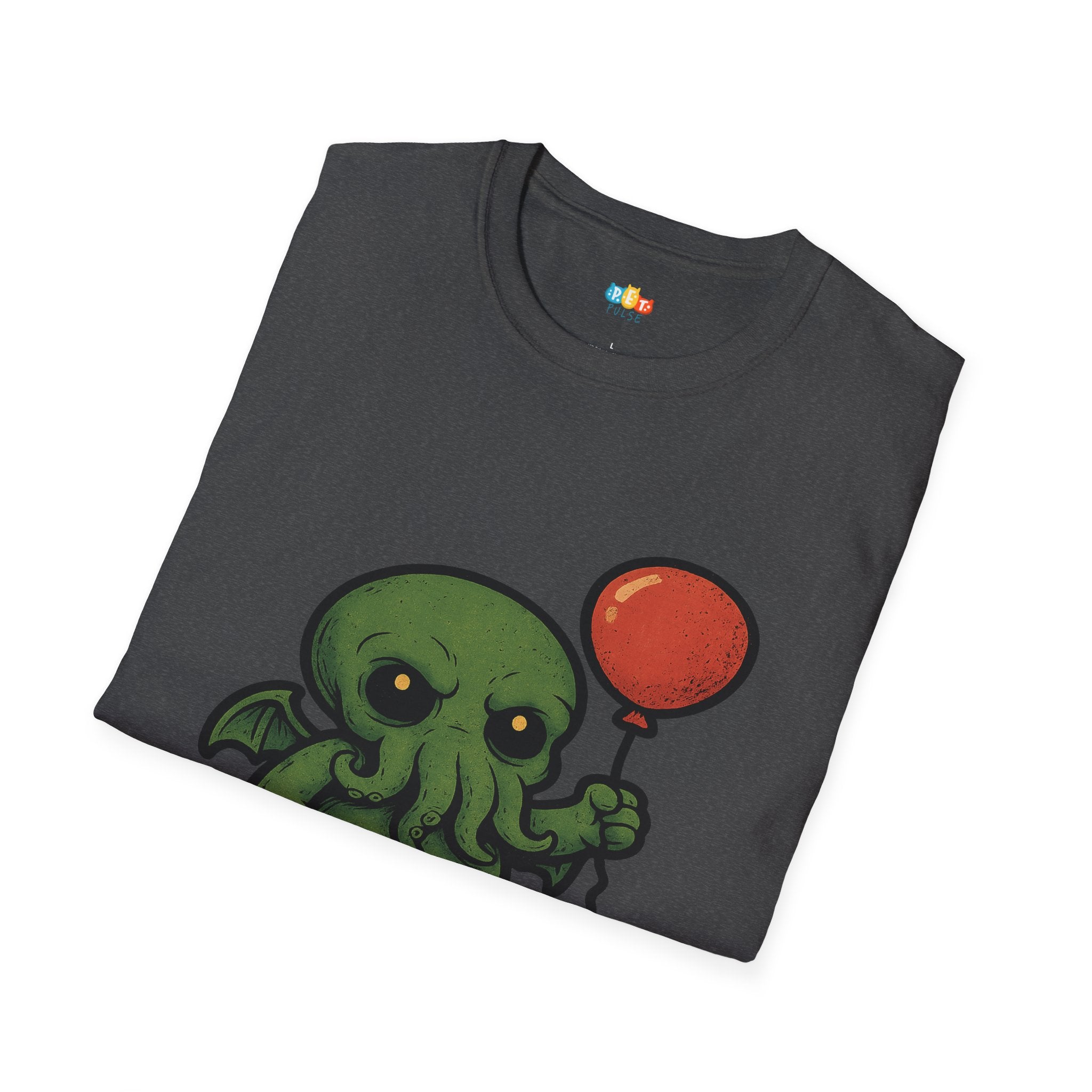 Tentacles and Hugs Cthulhu T-Shirt - Funny Cute Lovecraft Octopus Monster Horror Comedy Graphic Tee