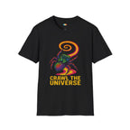 Crawl The Universe Jumping Spider T-Shirt - Funny Cosmic Arachnid Pet Owner Space Gift Tee