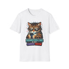 Doomscrolling Is My Cardio Meow Funny Cat Fitness Pun T-Shirt | Tech Pack Collection by PetPulse