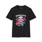 Bakeolotl Baking Axolotl T-Shirt - Funny Baker Chef Pie Whisk Kitchen Cooking Pastry Baker Tee