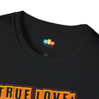 True Love Sweaty Workouts And Furry Cuddles T-Shirt - Funny Dog Valentine's Day Fitness Pet Owner Graphic Tee