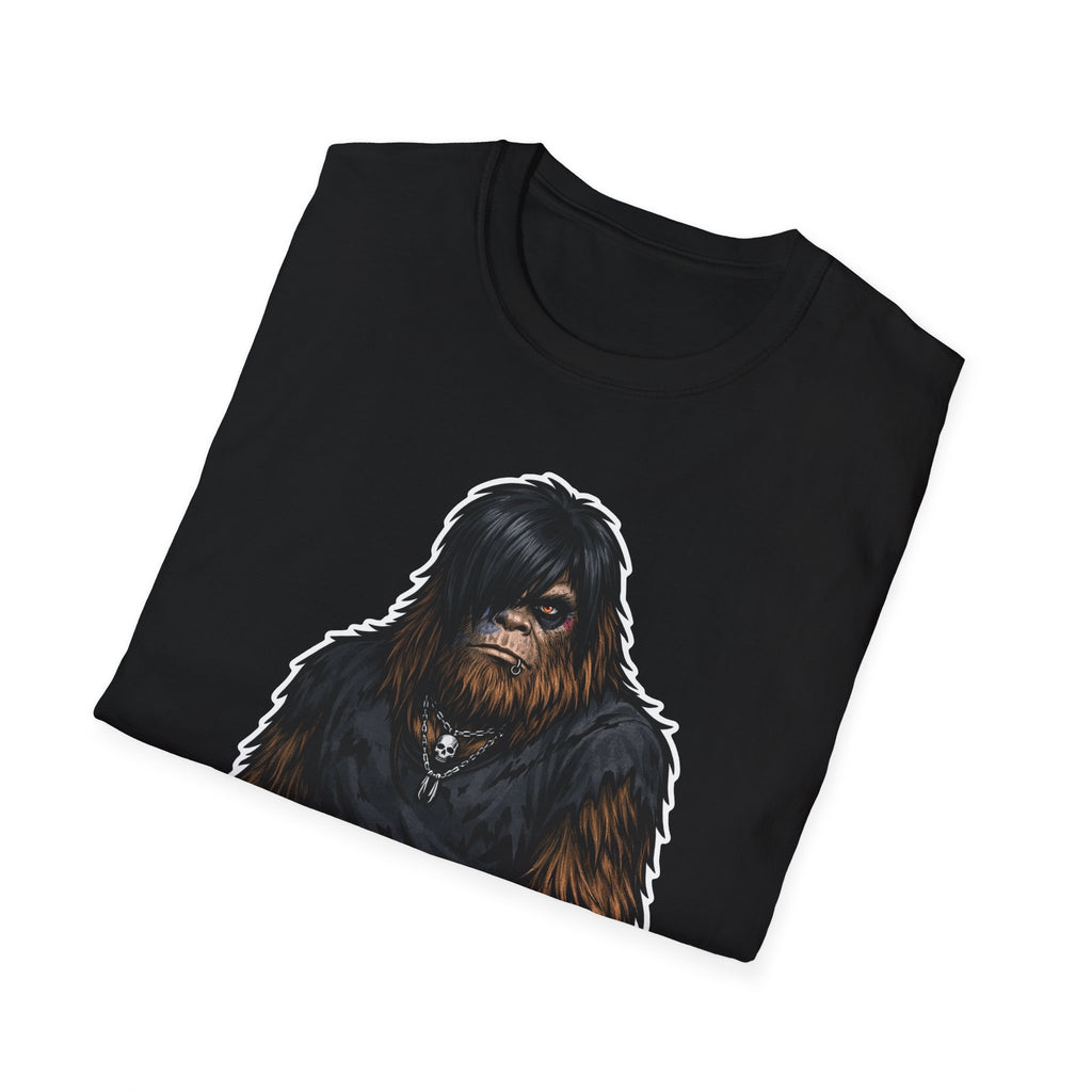 Bigfoot Is Broken Inside Funny Emo Bigfoot T-Shirt | Cryptid Companions Collection by PetPulse