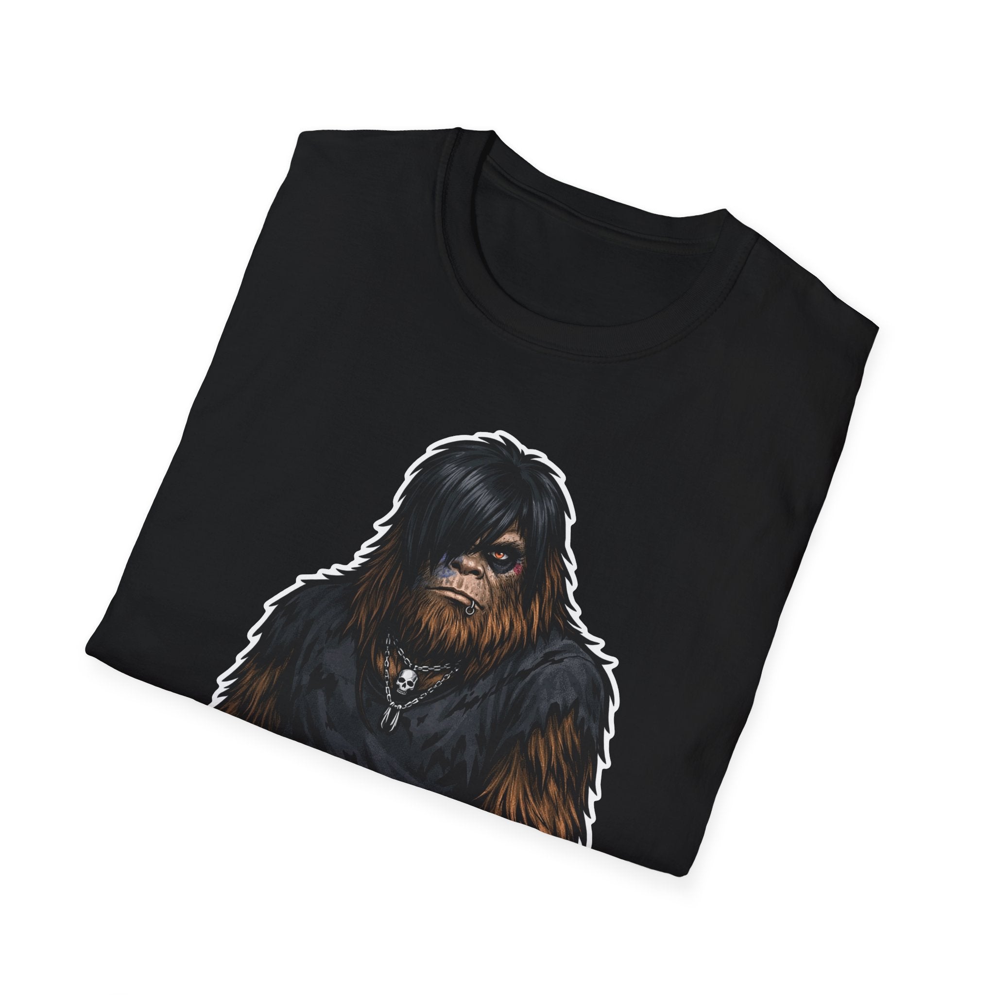 Bigfoot Is Broken Inside Funny Emo Bigfoot T-Shirt | Cryptid Companions Collection by PetPulse