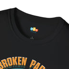 Broken Parts Wild Spirit Cat T-Shirt - Vintage Sunset Mountain Adventure Feline Lover Graphic Tee